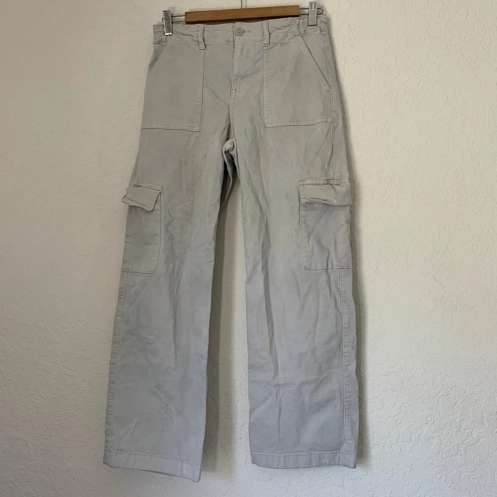 Abercrombie Kids Cargo Pants 17/18 Wide Leg Adjustable 28x26 Gorp Grunge‎ Skate